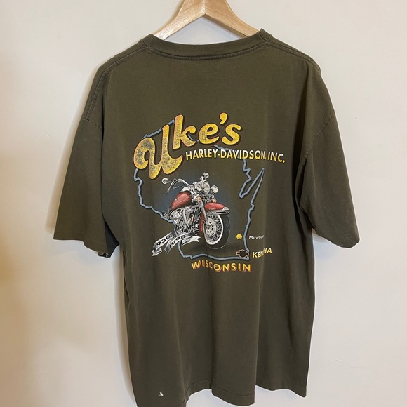 Vintage 90s Harley Davidson super worn shirt comfy - Picture 1 of 9